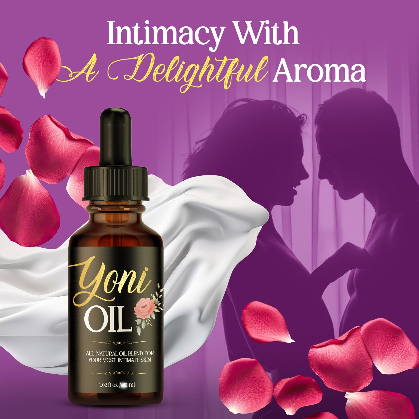 Ultra Pure Intimate Oil - Nurturing Vaginal Area: Extra Hydration for Silky Smooth Skin - 100% Natural, Fragrance-Free, PH balance