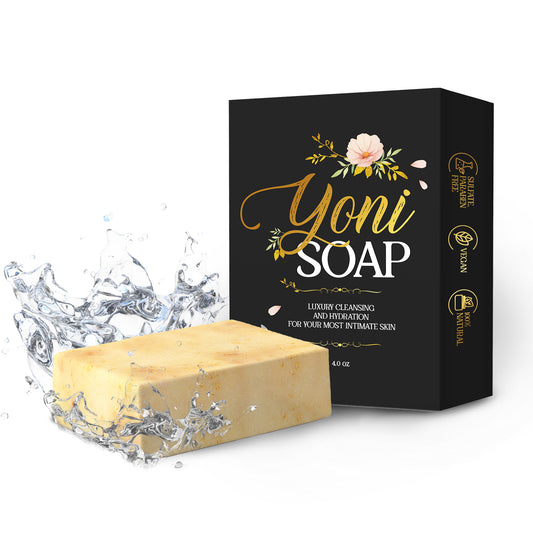 Intimate Feminine Wash Soap - for Gentle Vulva Cleanse - Unscented, 100% Natural, free of parabens, and sulfates
